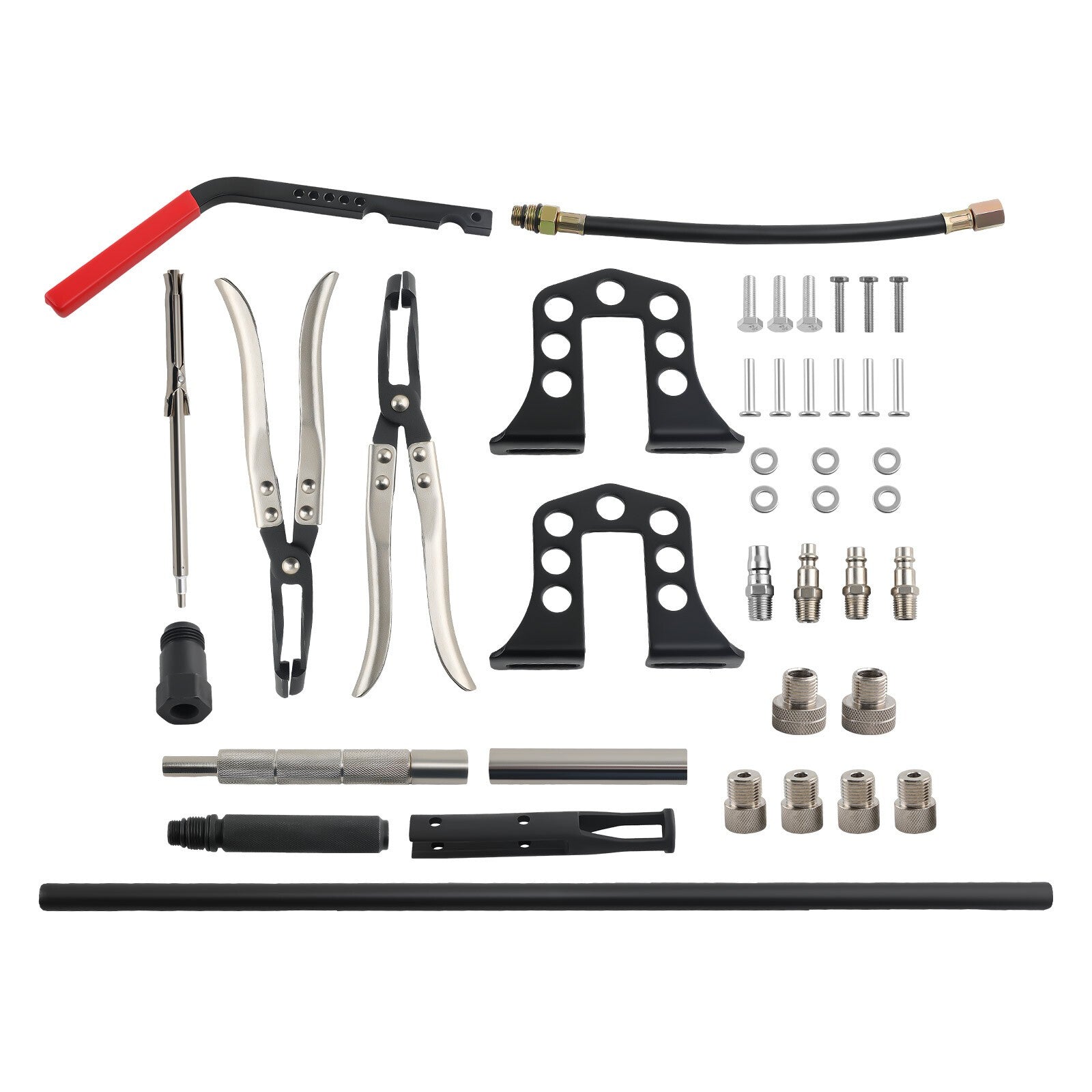Valve Spring Compressor Removal Installer Kit Cylinder Head Service Tool Set