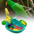 Parrot Shower Toy Bird Bath Tub Faucet Conure Automatic Feeder Multi-functional