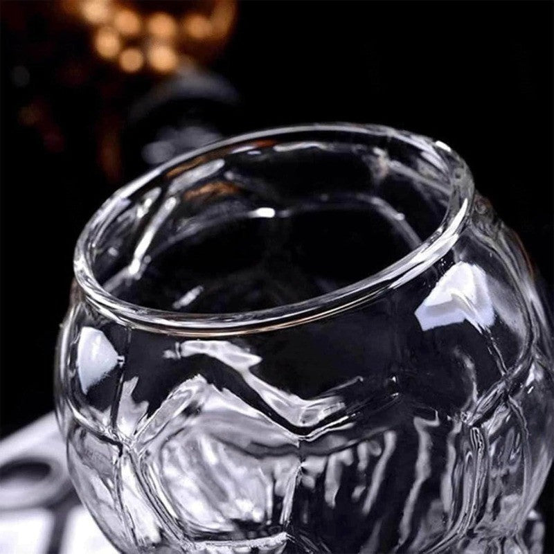 450/600/800ml Football Trophy Beer Glass Cup World Cup Shape Drinking Mug Clear