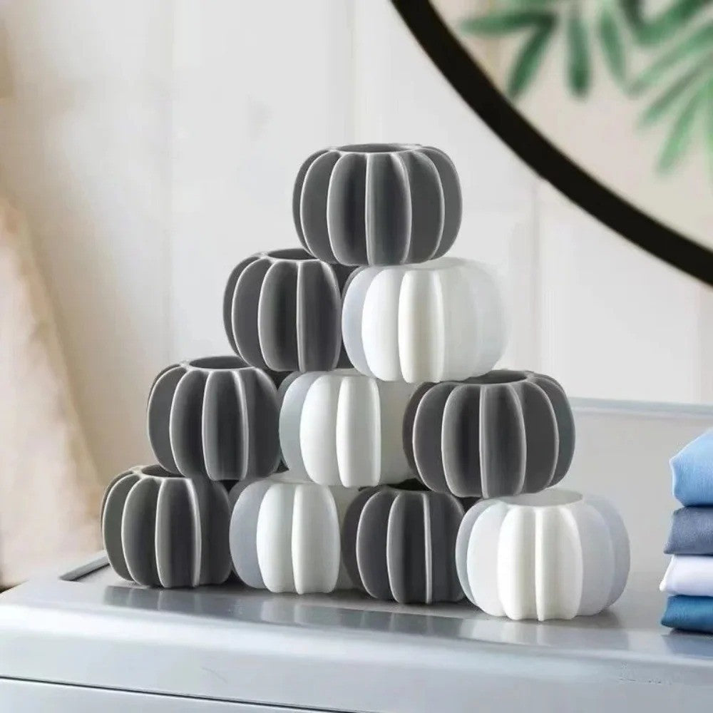 3Pcs Anti-Winding Laundry Balls – Reusable Pet Hair Remover Silicone Cleaning