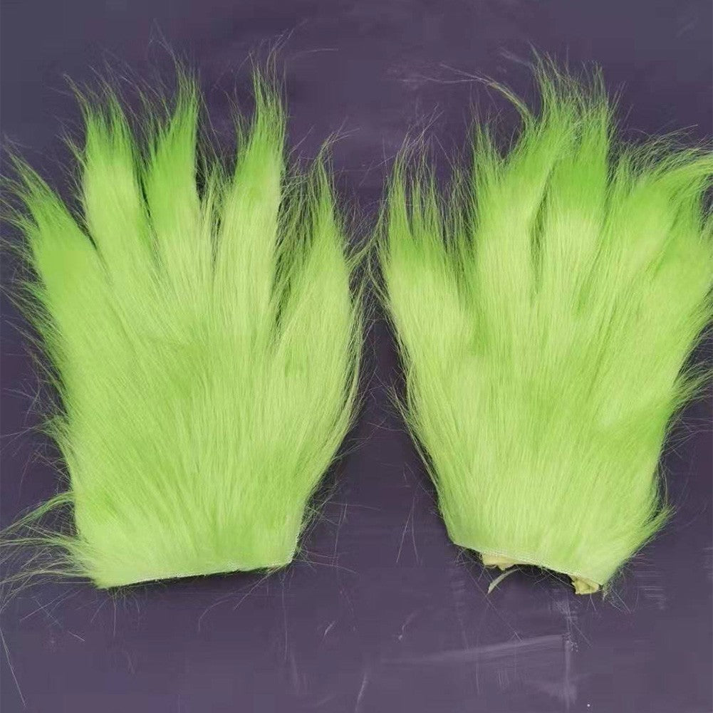 The Grinch Full Head Latex Mask Xmas Hat Monster Adult Costume Christmas Cosplay