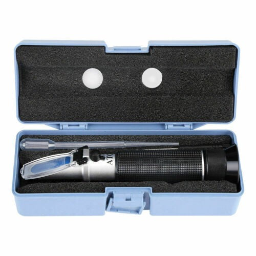 Handheld Alcohol Refractometer 0-80% ATC Alcoholmeter For Liquor Spirit Tester