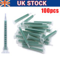 100pcs Static Mixer Epoxy Resin Mixing Tube Nozzles Sets For Ab Glue Gun Approx