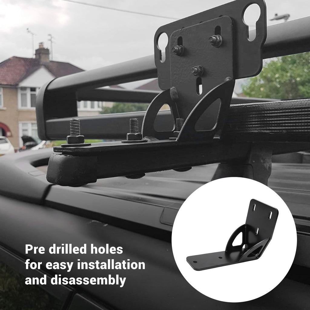 Awning Mounting Bracket Gusseted Awning Bracket 50mm Easy Installation Metal Pre