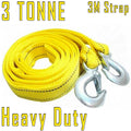 3 TONNE Tow Towing Pull Rope 3m Strap Heavy Duty Road Recovery Car Van 4x4