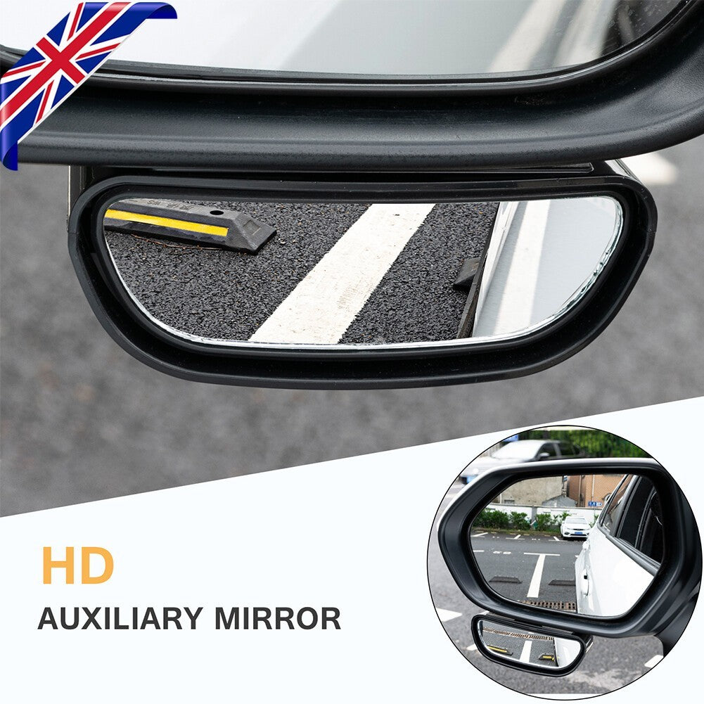 Universal Car Rear View Blind Spot Mirror Wide Angle Safety Auxiliary Mirror