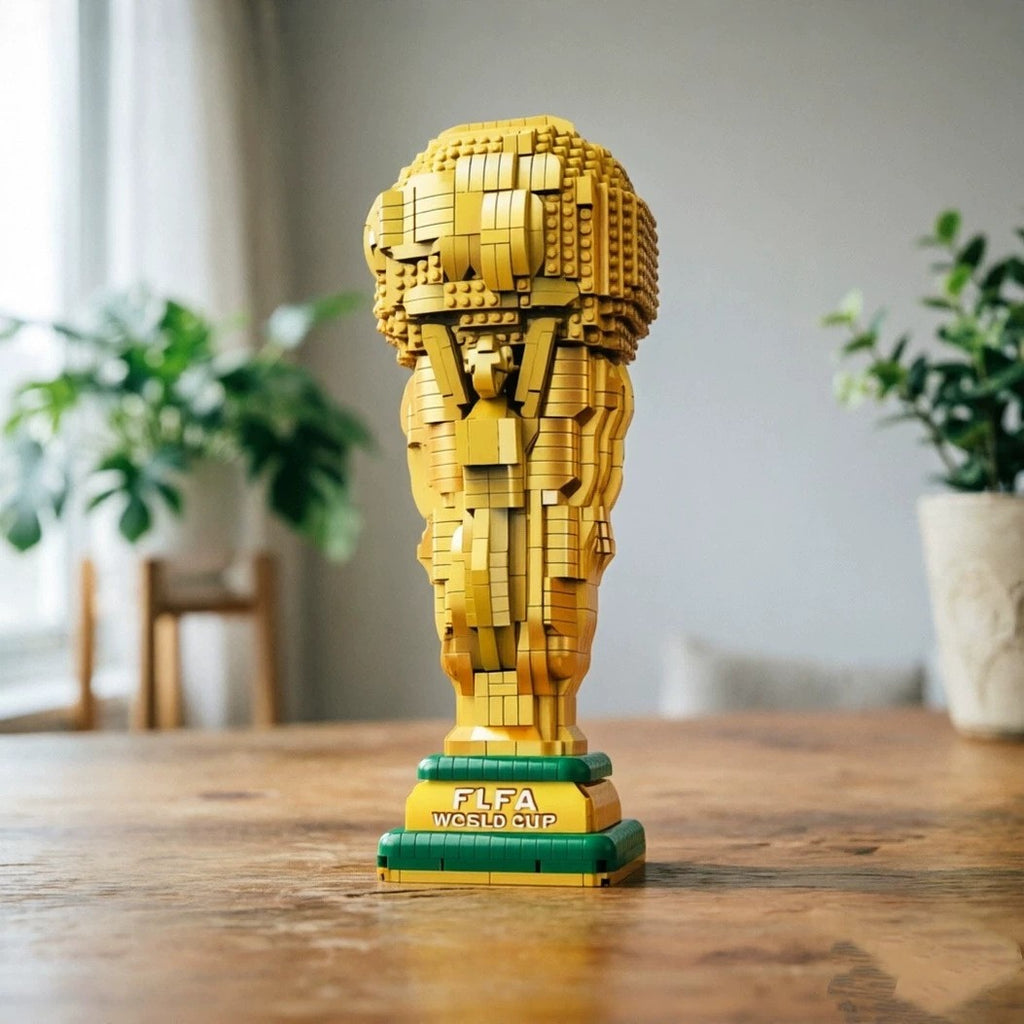 1:1 FIFA World Cup Trophy Building Blocks 36cm Collectible for Soccer Lovers