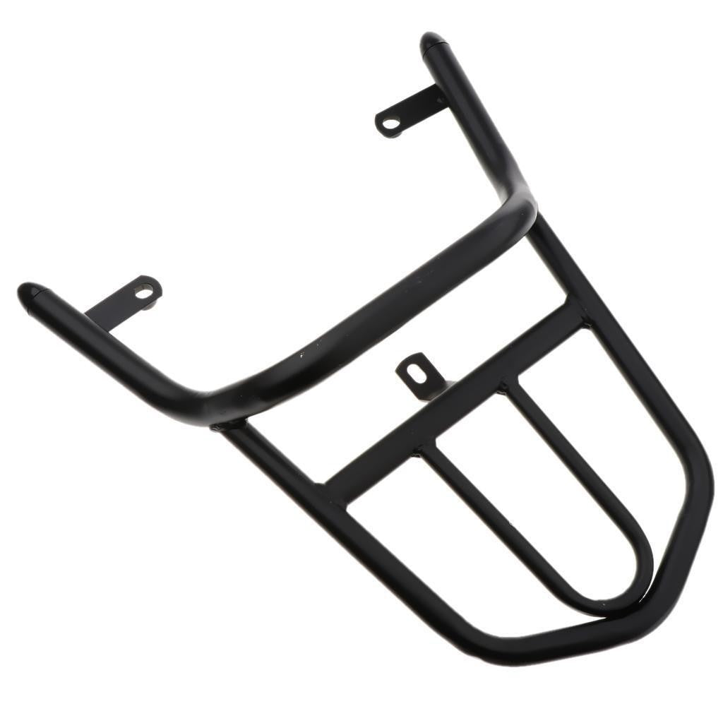 Rear Luggage Carrier Rack for , Metal Motorcycle Accessories Black