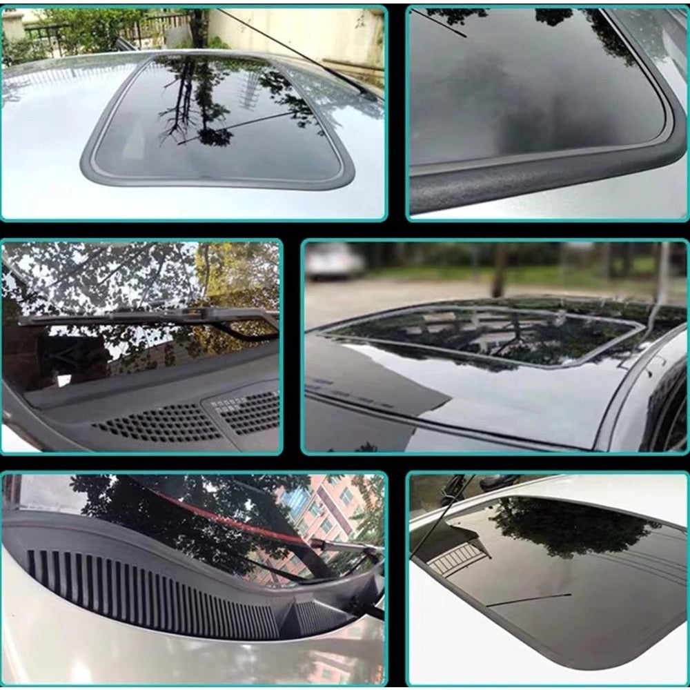 5M Rubber Seal Strip Trim For Car Triangular Sunroof Windshield Weatherstrip Hot