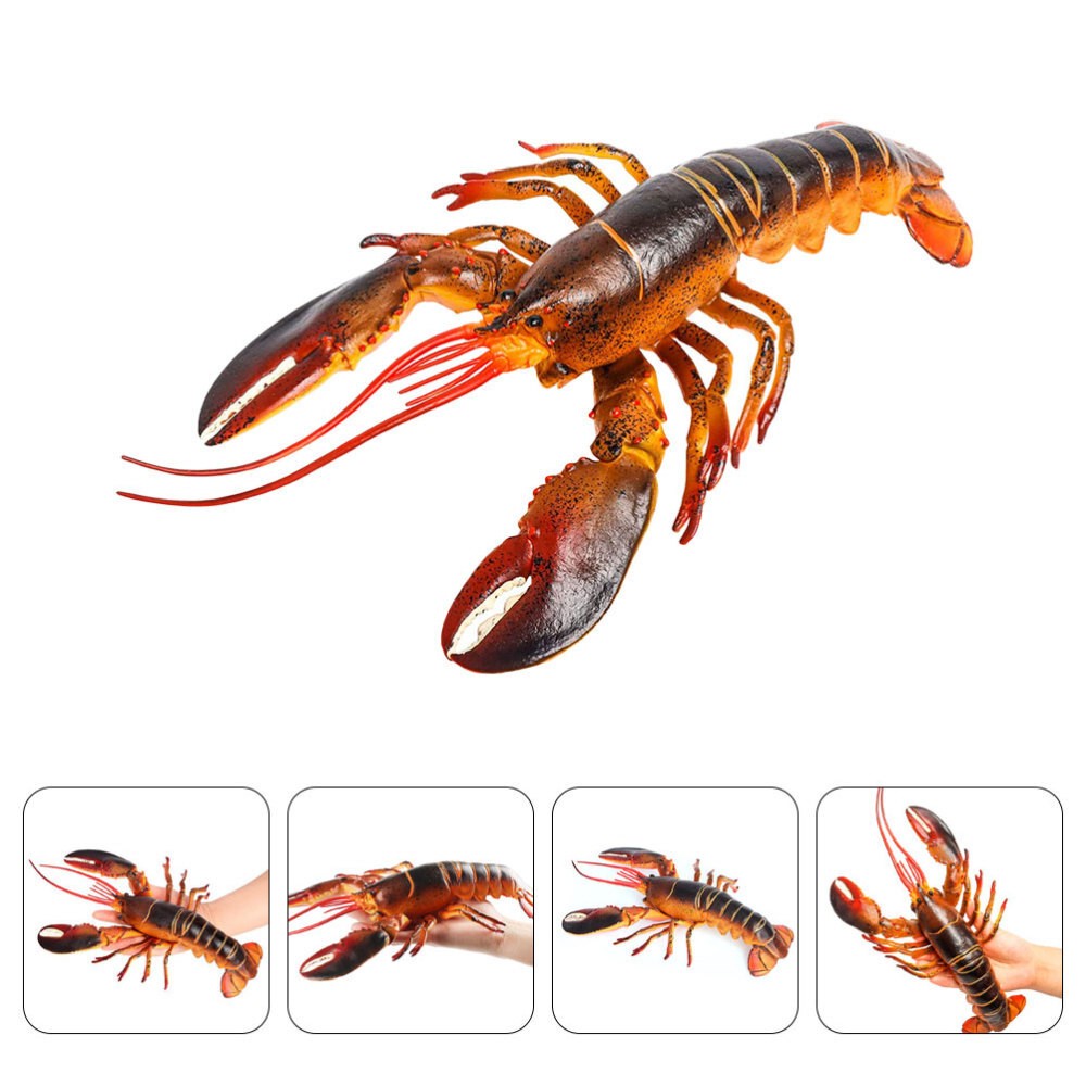 Plastic Seaside Large Lobster Decoration Simulation Figures