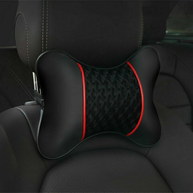 2Pcs Premium Car Headrest Pillow Neck Support Cushion Pad For Auto Seat UK