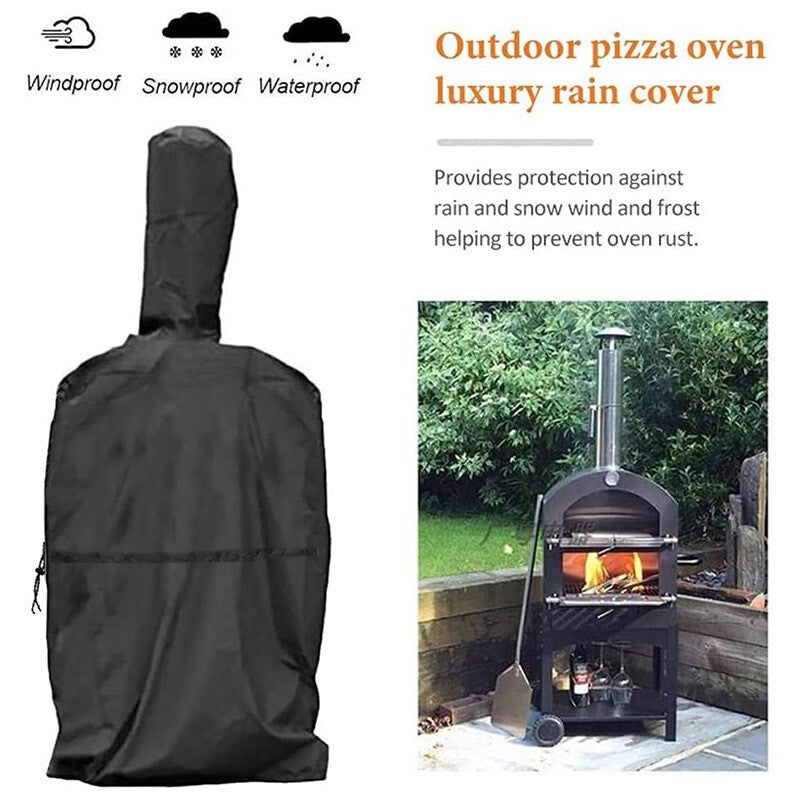Heavy-Duty Outdoor Pizza Oven Cover Bread Oven BBQ Rain Dust Protector-Cover UK