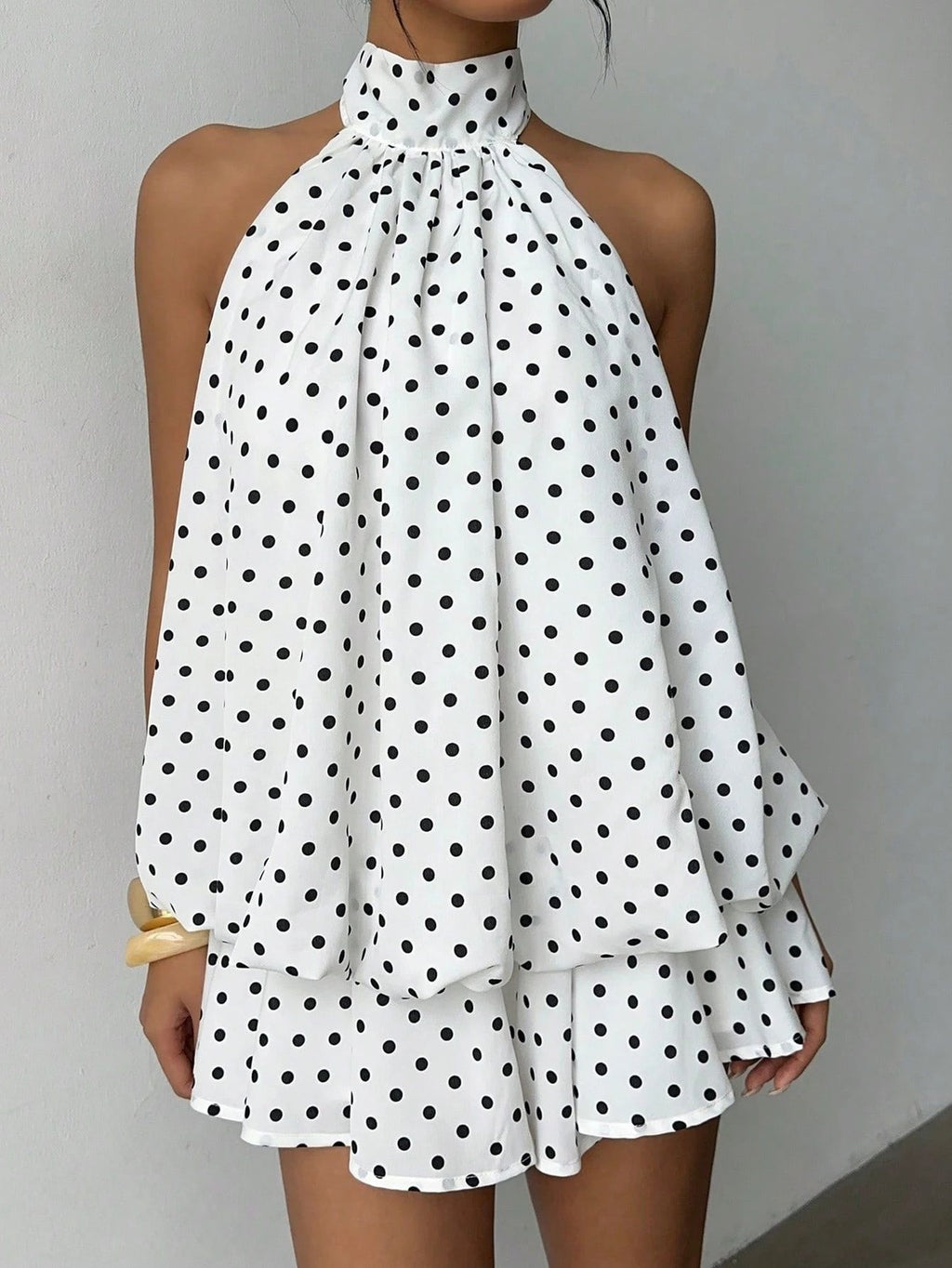 Irregular Halter-neck Spicy Girl Dress For Women