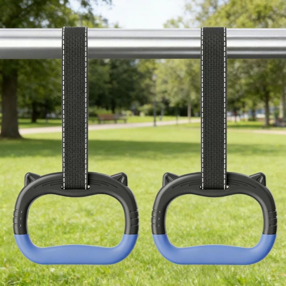 Gymnastics Rings with Adjustable Straps Pull Up Gym Rings for Kids Adults