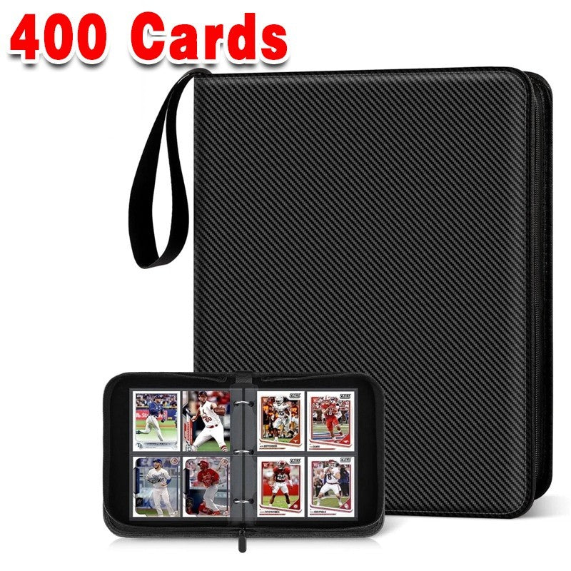 400/900Card Pocket Trading Card Binder 4/9 Pocket Trading Card Album Folder Case