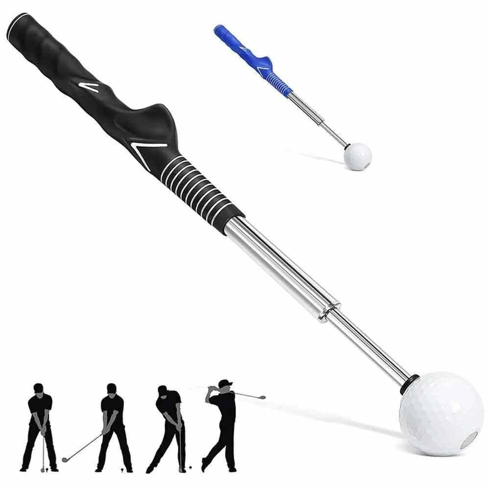 Golf Retractable Swing Club Soundable Swing Trainer Golf Indoor Training Aids