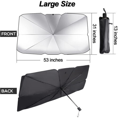 Car Windshield Sunshade Umbrella Window Cover Visor UV Sun Shade Protection Tool