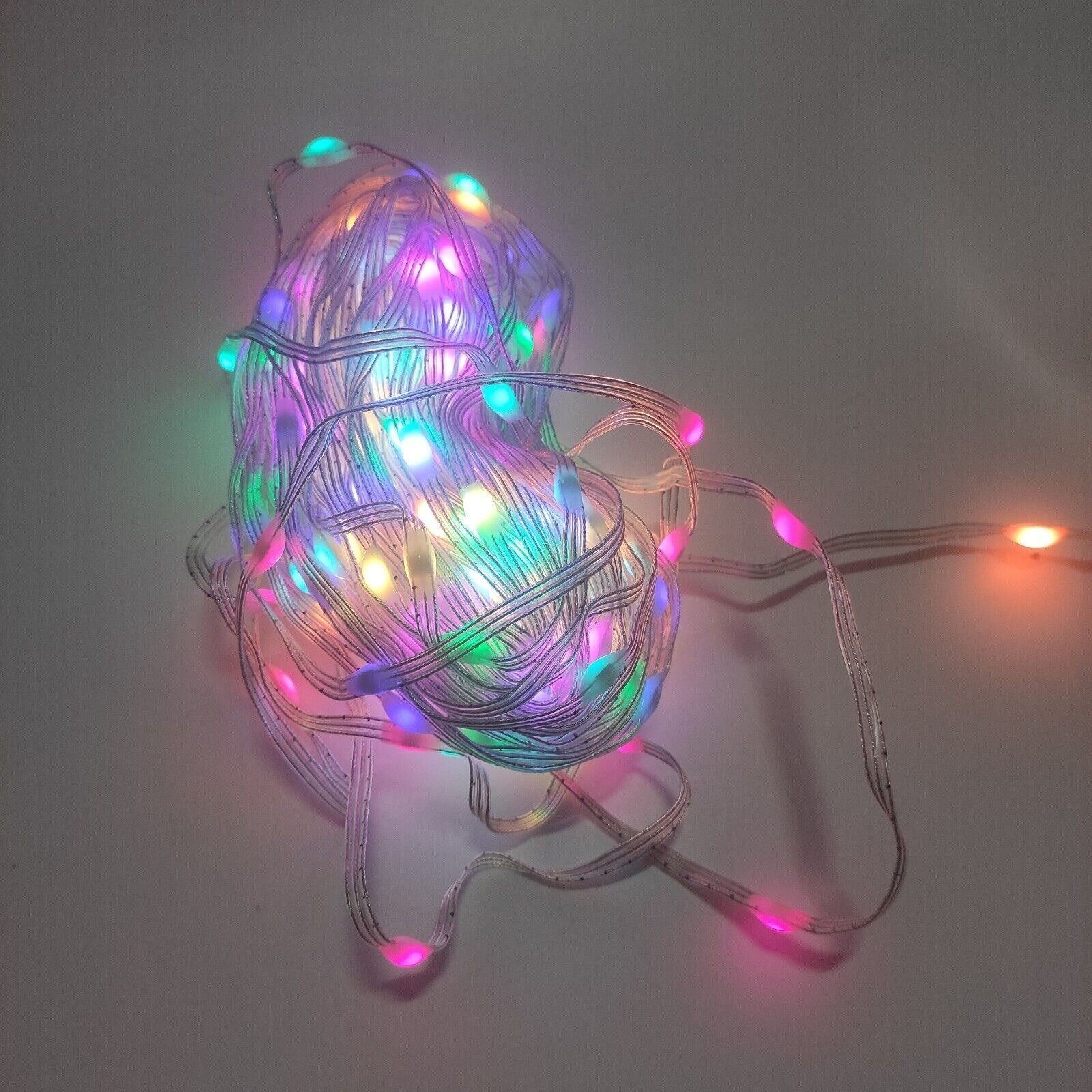 10M Led Flagpole Light String Bulbs USB, Remote or App or Voice Controlled .