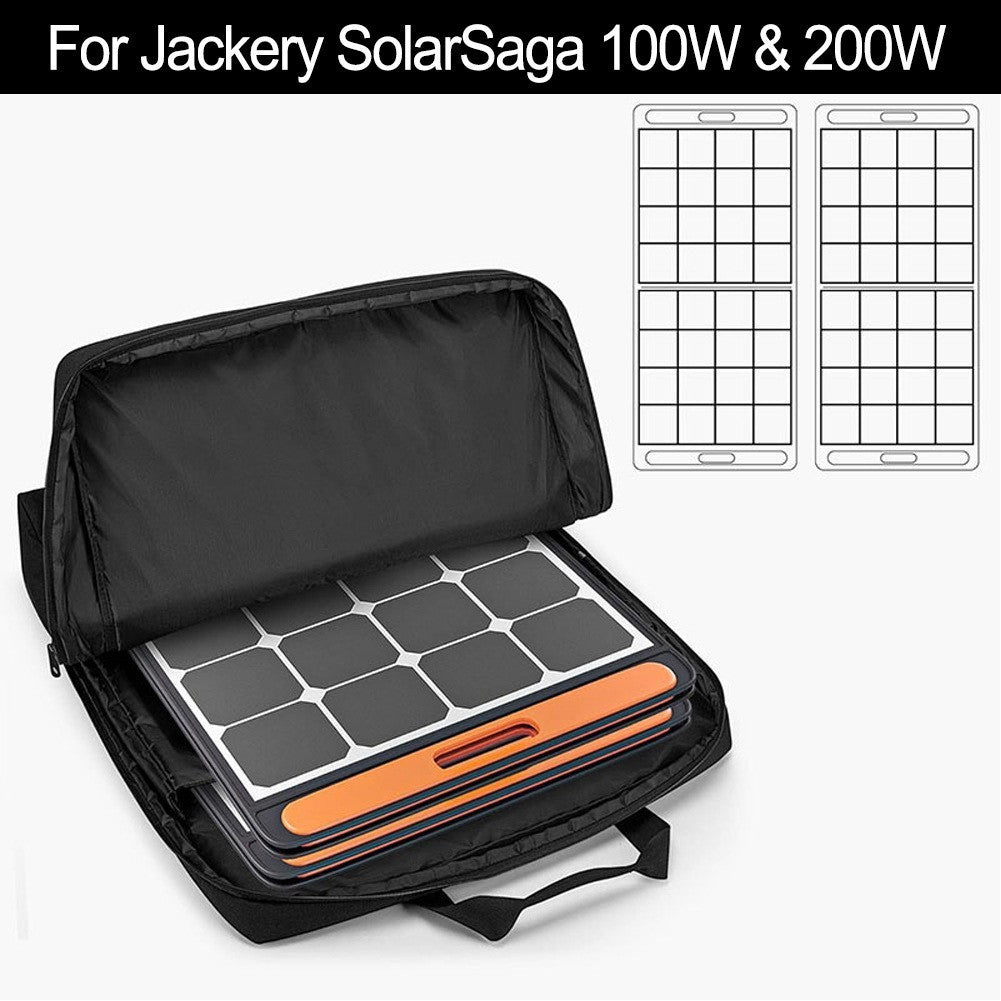 Travel Bag for Jackery Solar Panels with Protective Padding and Extra Storage