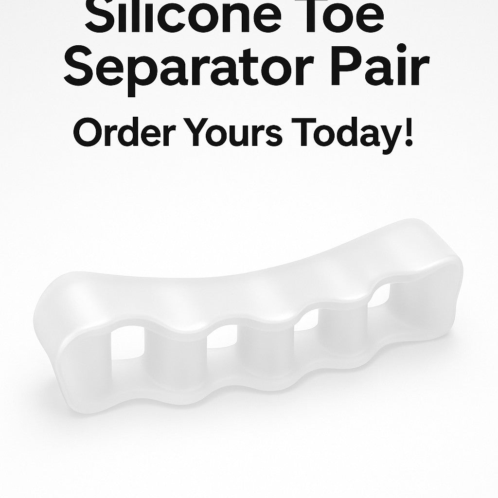 Bunion Corrector Toe Separator Pair - Hammer Toe Straightener Splint Foot Relief
