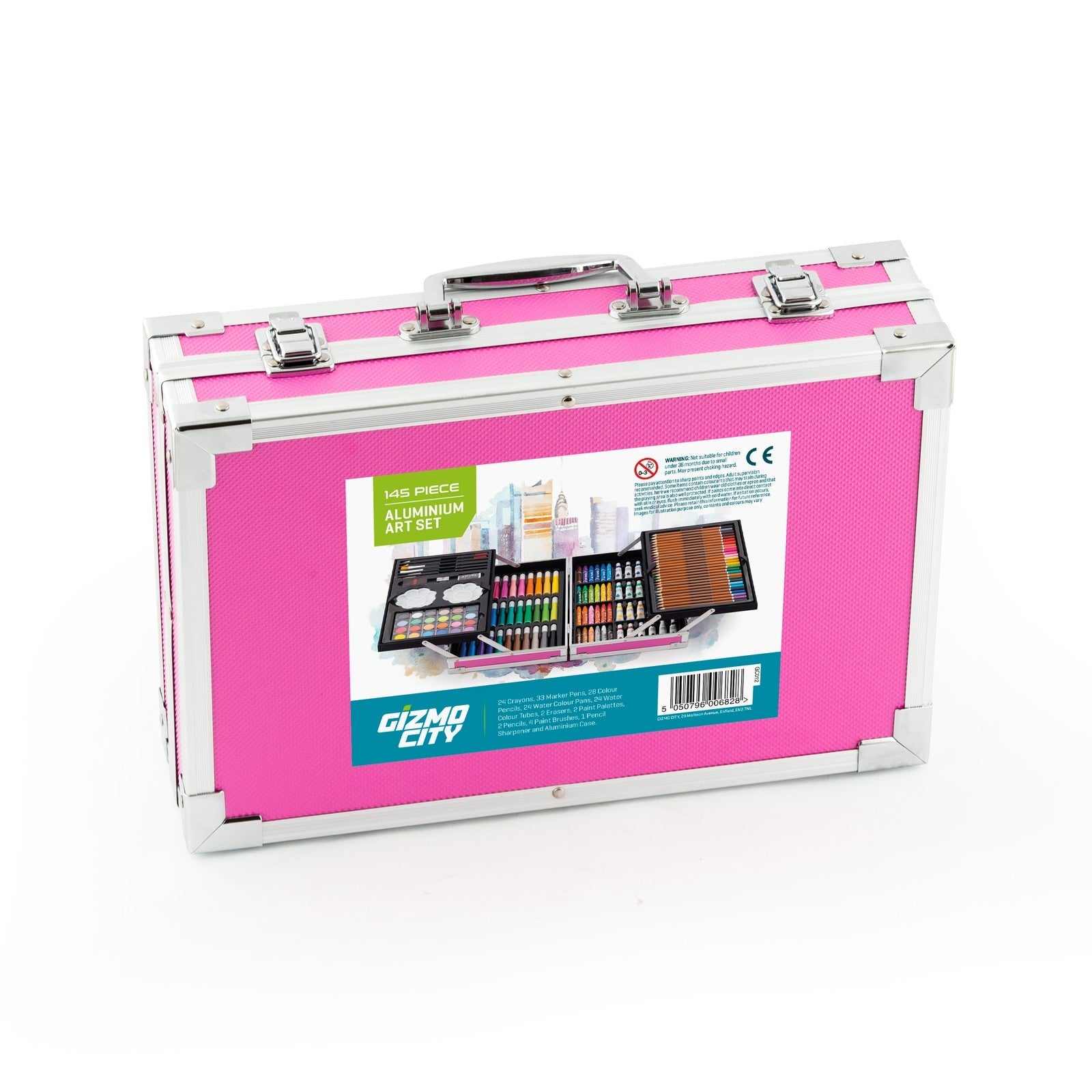 145pc Artists Aluminium Art Case Colouring Pencils Painting Set Childrens/Adults