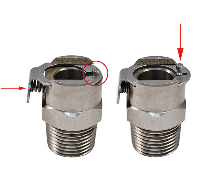 Stainless Steel Quick Release Fuel Pump Connector for BMW R1200GS ADV.*