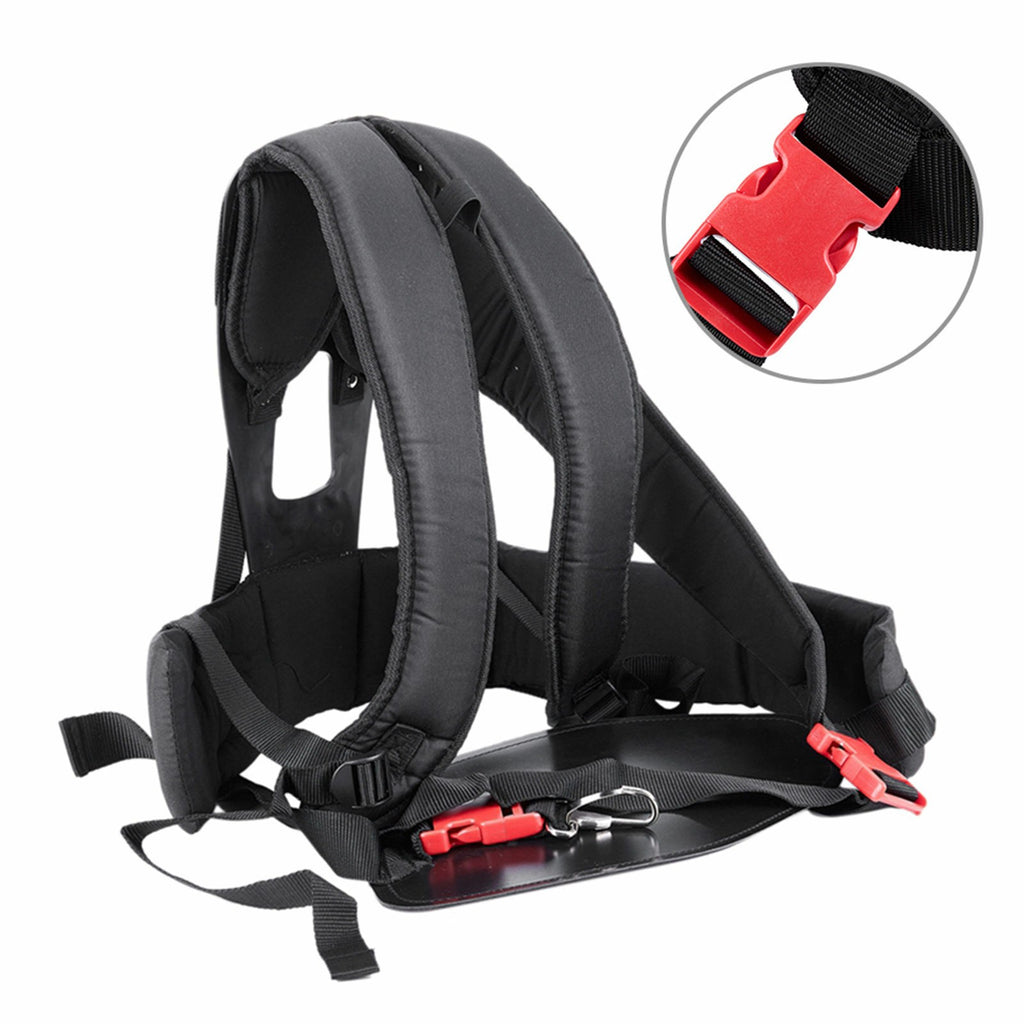 Padded Strimmer Shoulder Strap Widen Brush Cutter Garden Harness Black