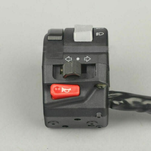 Left Side Motorcycle Handlebar Switch Indicators Horn-Hi Low Beam Head Light UK