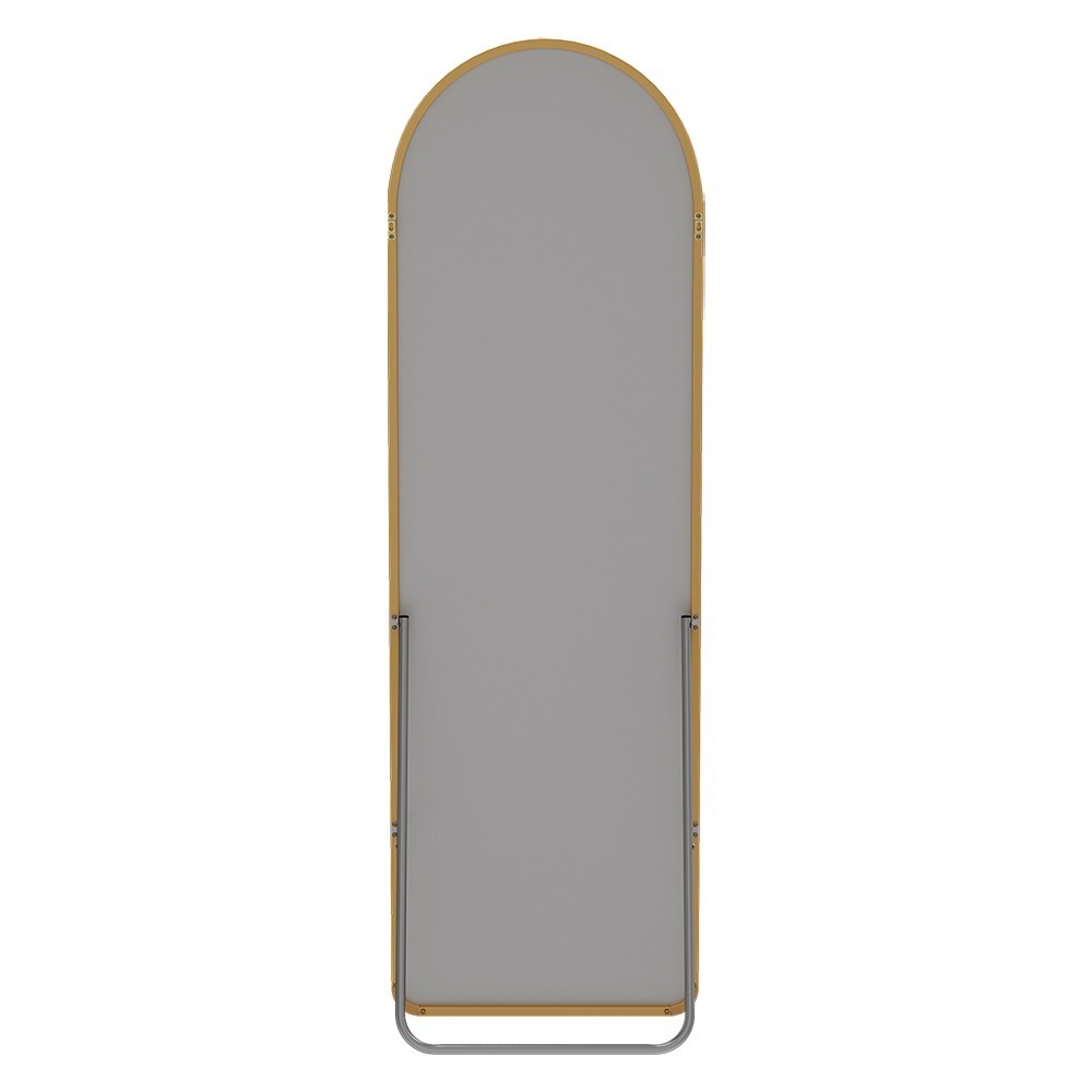 Arched Home Full Length Mirror Floor Wall Hanging Mirror with Stand 50x160cm