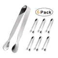 6Pcs Wedding Bar Sweet Candy Buffet BBQ Stainless Steel Party Kitchen Ice Tongs