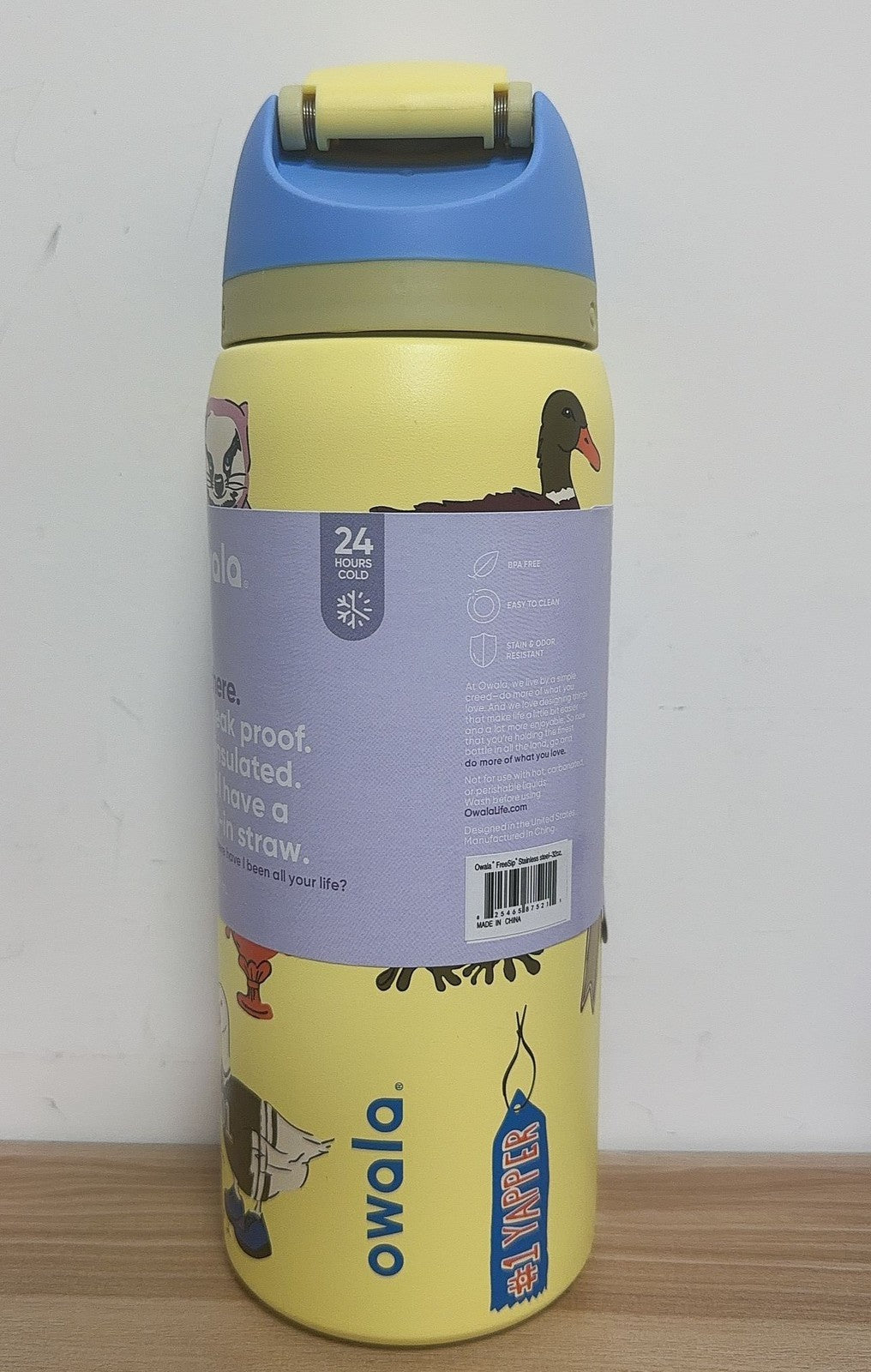 Owala 32oz Vacuum Flask FreeSip Water Bottle – UO Exclusive “Party Animals”Gifts