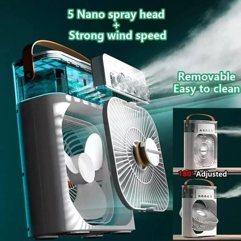 Portable Air Cooler Fan Evaporative  Ice Cold Cooling Air Conditioner Humidifier