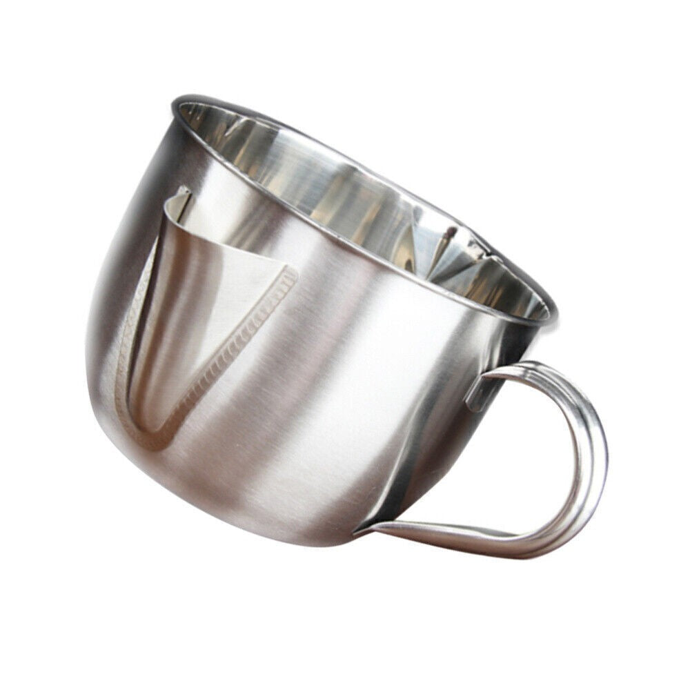 Fat Separator Stainless Steel Oil Soup Strainer Fat Separator Gravy Bowl