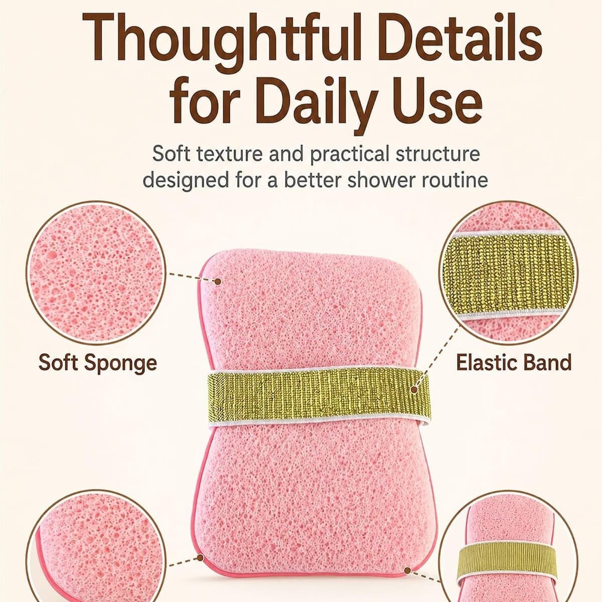 2 Pack Sponge Soap Saver Pouch Bar Soap Scrubber Bag Bath Exfoliating Shower