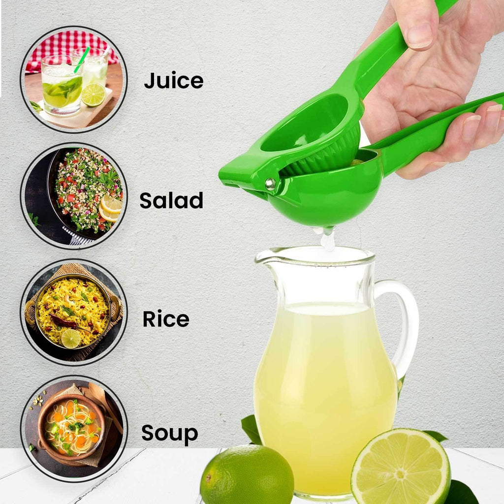 Heavy-Duty Metal Lemon & Lime Juicer Manual Citrus Press Fruit Extractor Kitchen