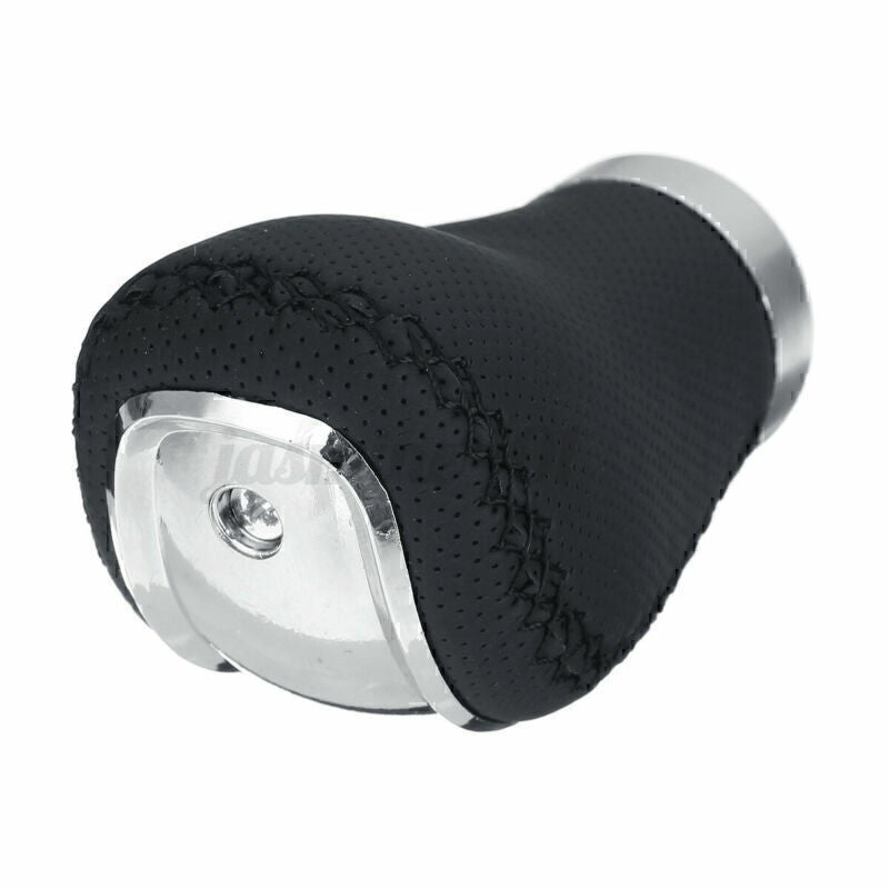 Black PU Leather For 5/6 Speed 3 Cap  Car Manual Gear Shift Lever Shifter Stick