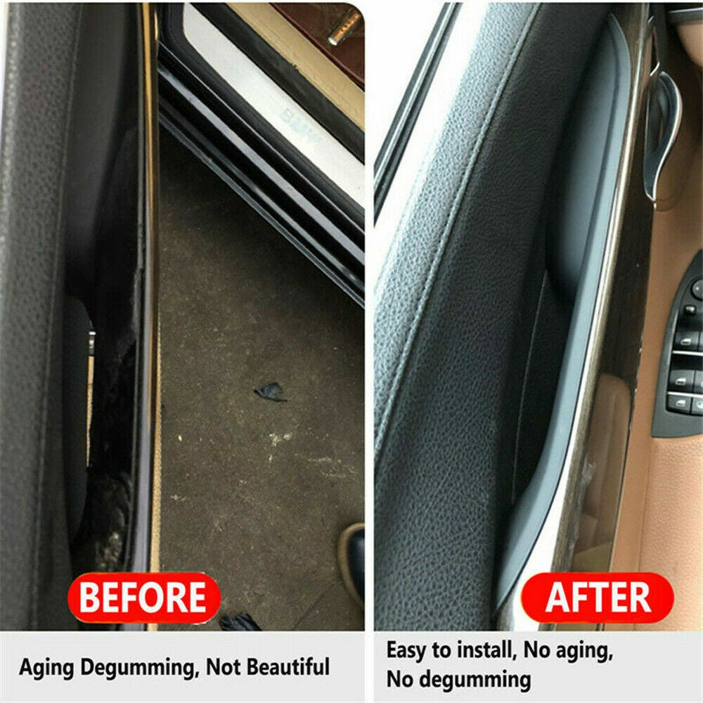 Car Interior Inner Door Panel Handle Pull Trim Cover For BMW 7 Series F01 F02.*