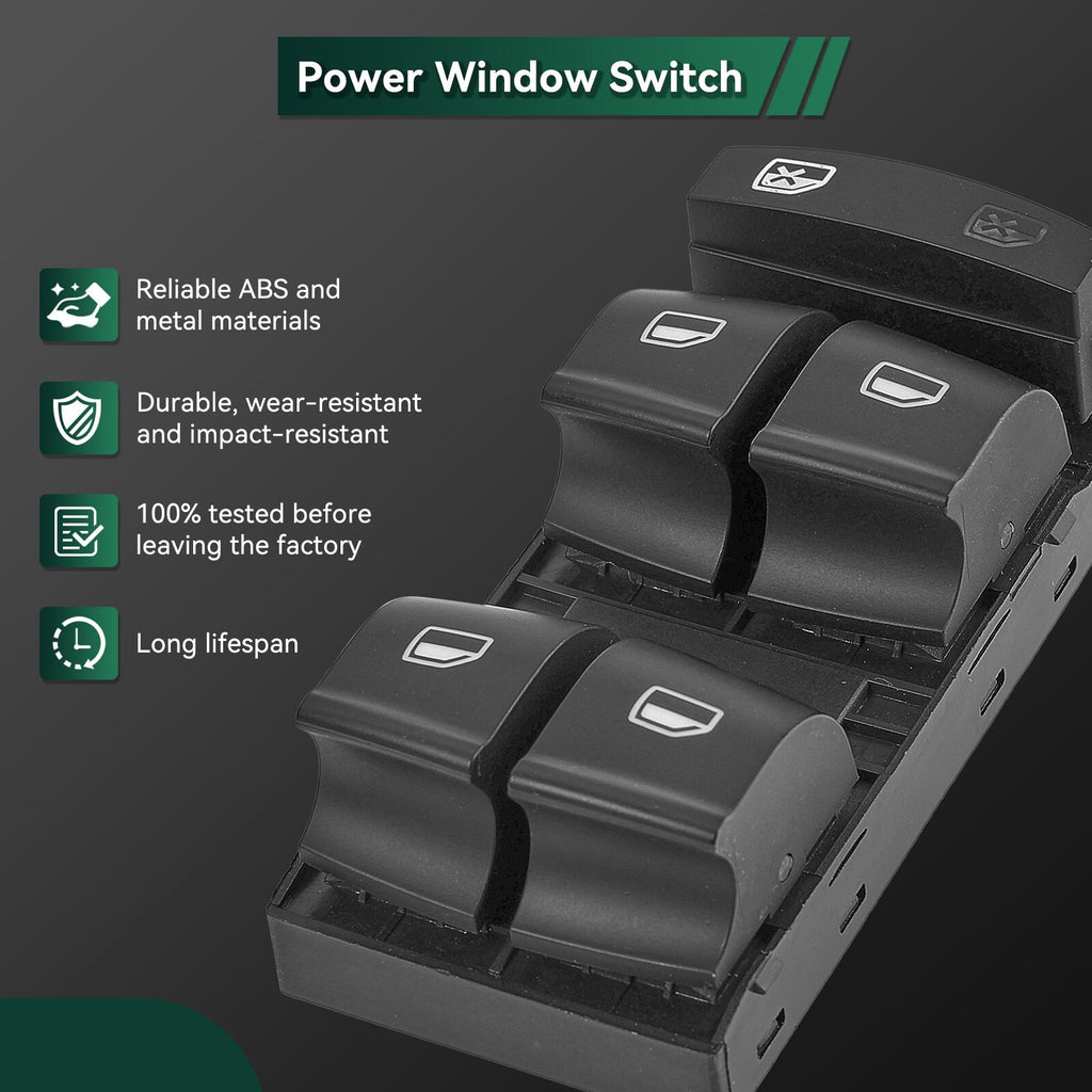 Driver Side Master Window Switch Control 4F0959851F 4F0959851C For Audi A3 8P