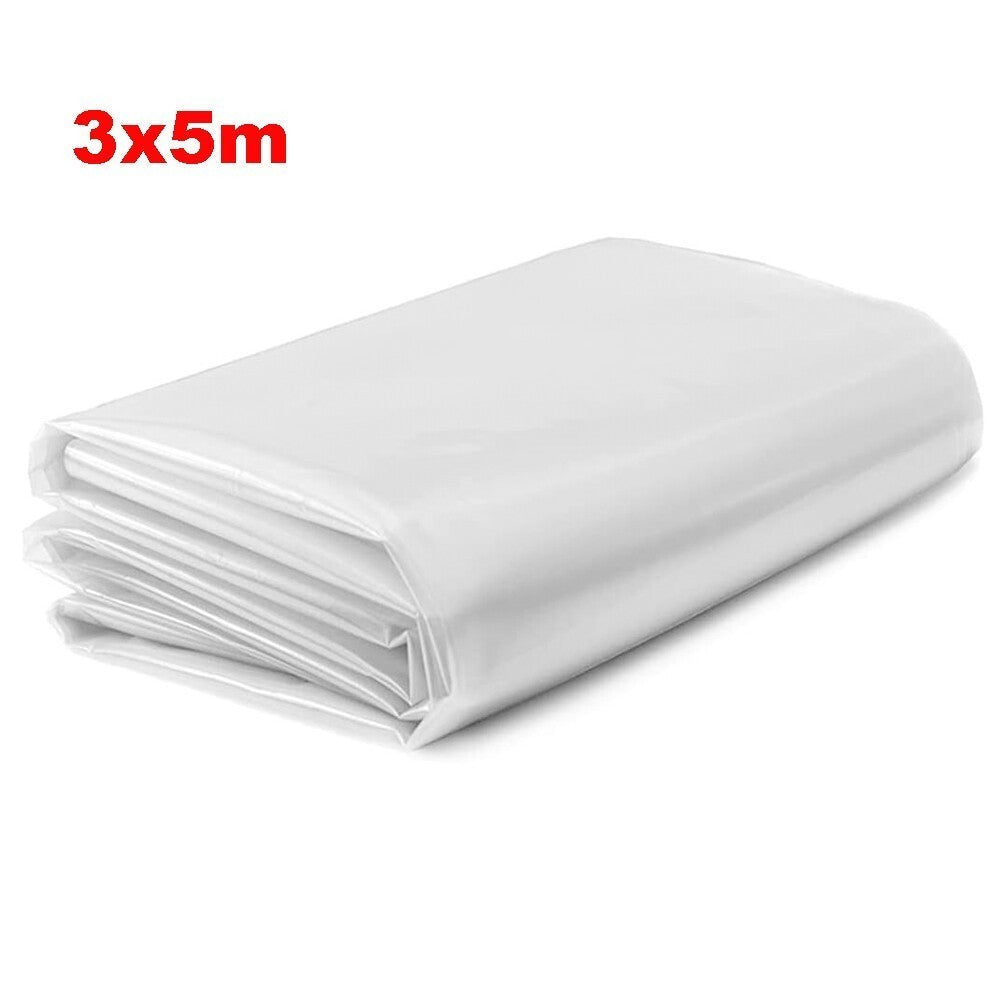 Heavy Duty Thick Clear Film Poly Tunnel Plastic Sheet Garden Greenhouse Cover UK