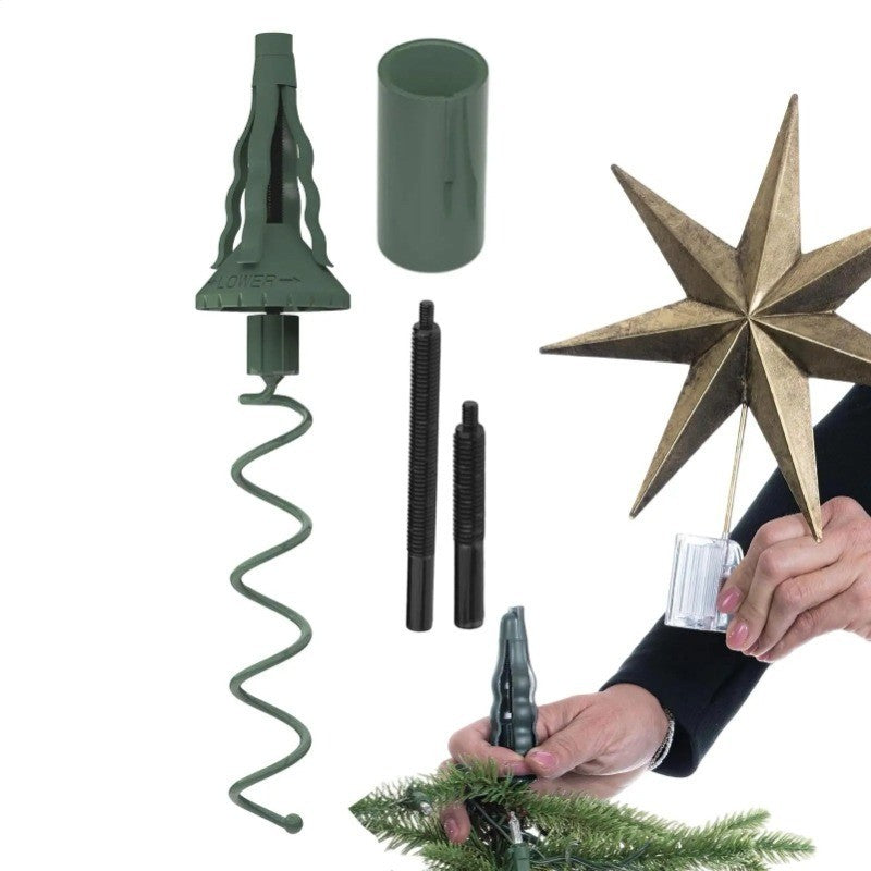 Christmas Tree Topper Holder, Twist on Tree Topper Stabilizer, Stable Support