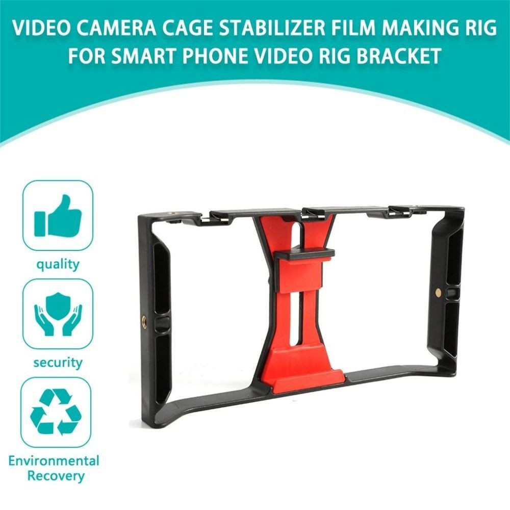 Smartphone Video Rig Cage Stabilizer Film Making Rig Video Camera Cage