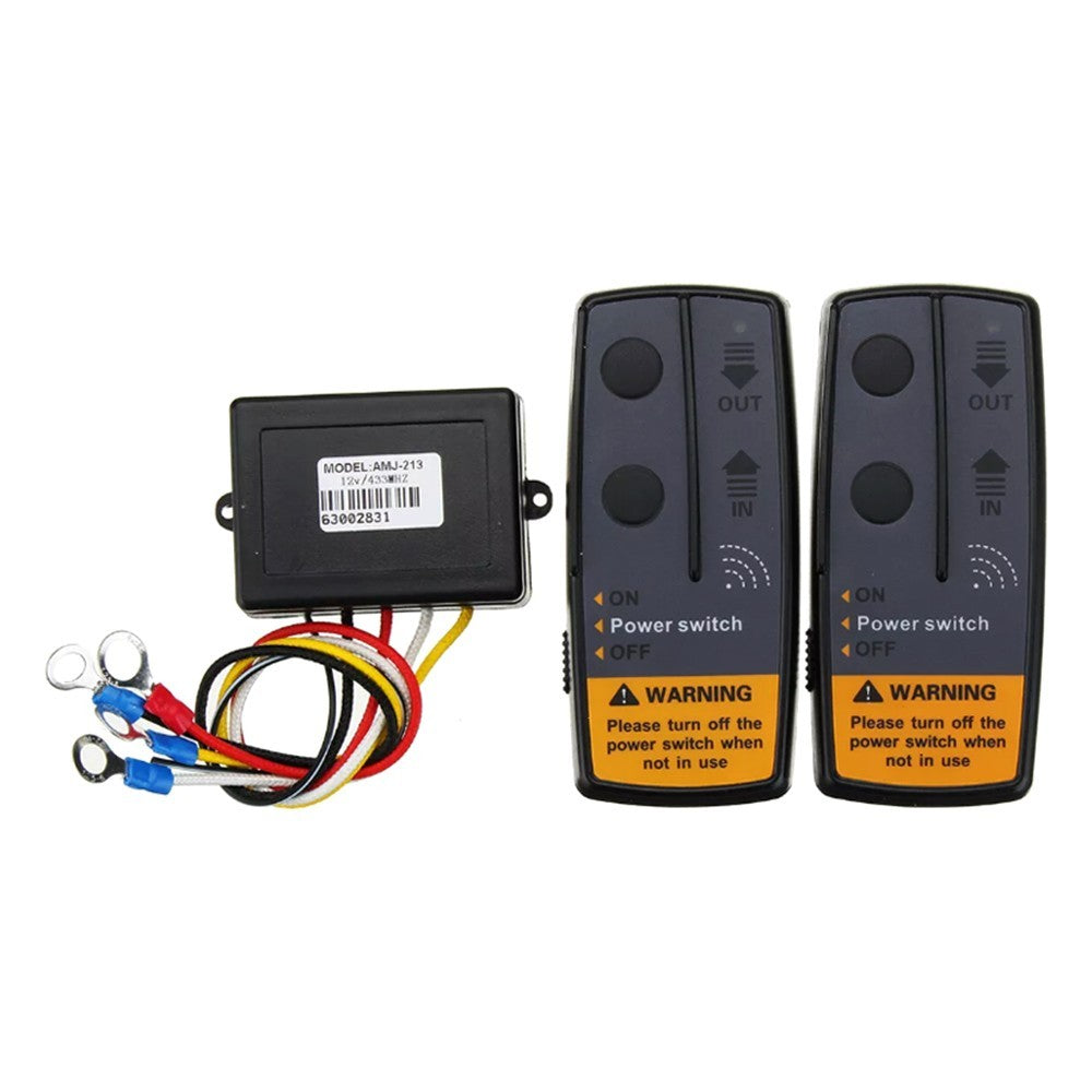 UK 12V Recovery Wireless Winch Remote Control 2 Handset Switch Truck Car SUV ATV