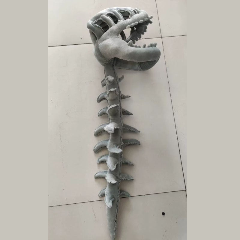 Kids 75cm Dinosaur Skeleton Plush Toys Sleeping Cushion Anime Game Gift