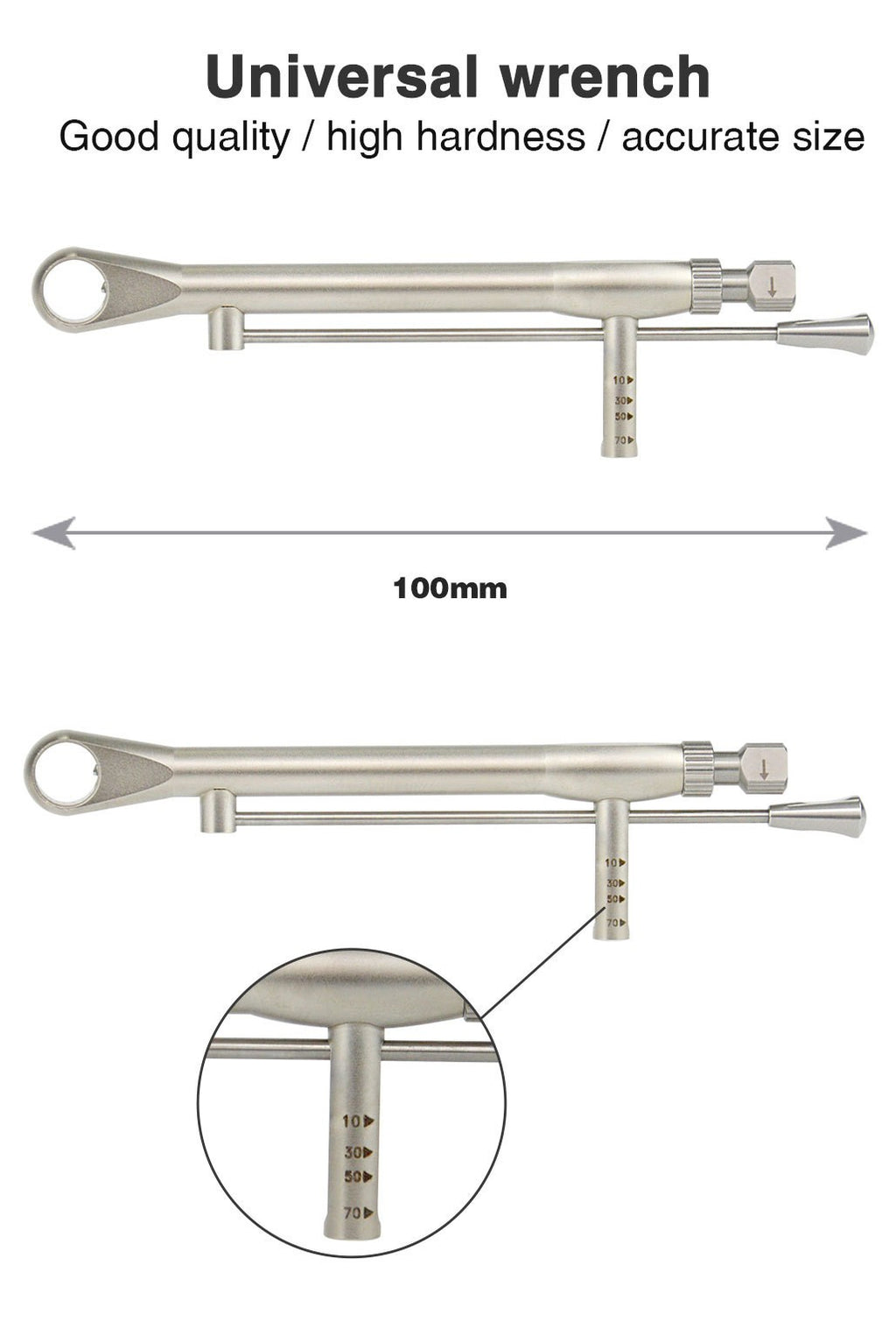 Dental Universal Implant Prosthetic Kit Torque Wrench Screw Drivers Kit 10-70NCM