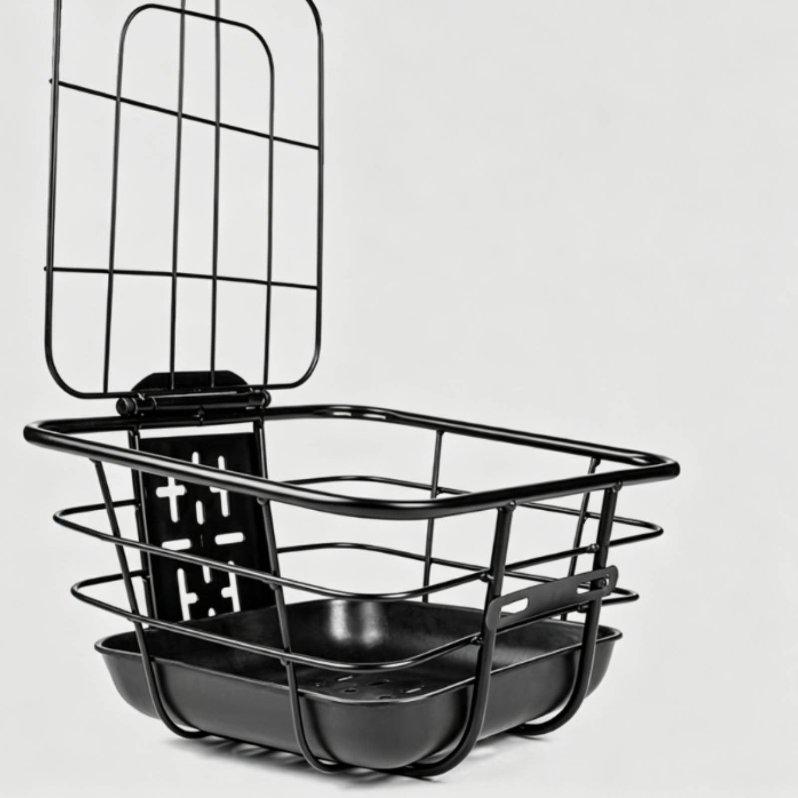 Front Bike Basket Slotted Holes Bike Wire Basket Rounded Corners
