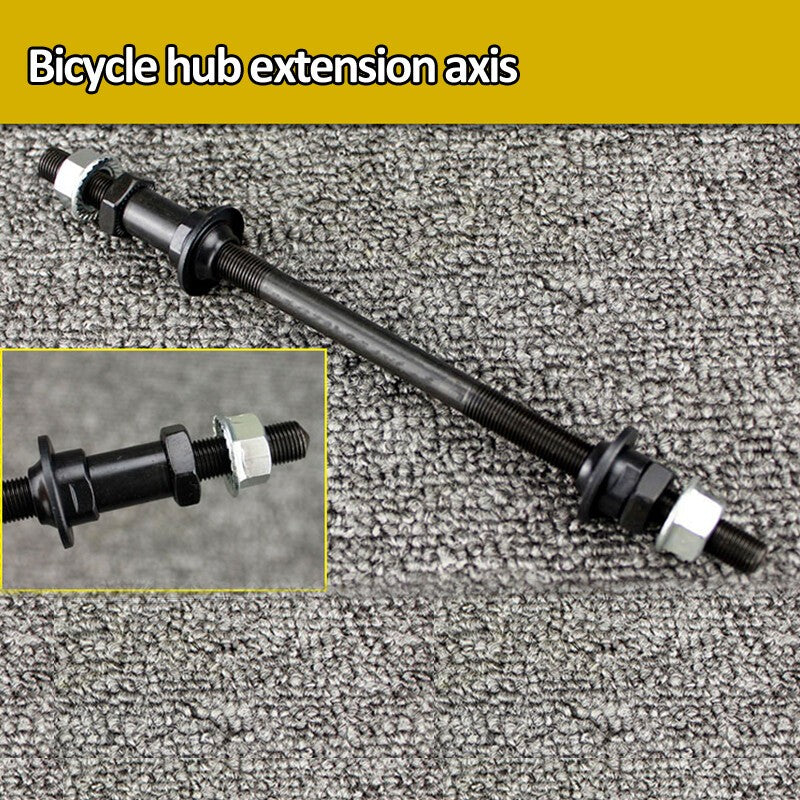 240mm MultiSpeed Rear Hub Axle Kit for MTB and Fat Bikes 3/8" Black