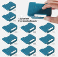 12x Power Battery Mount Hanger Shelf Storage Stand Holder for Makita Bosch 18V