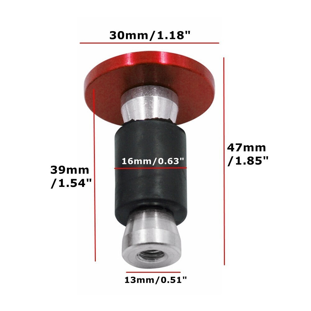 Universal Motorcycle Motorbike Bar Ends Handlebar End Weights Red Silver Black