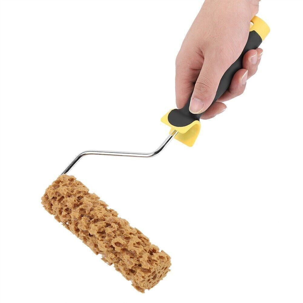 Texture Pattern Paint Roller Brush W/Handle Decorate For Wall Painting Tool