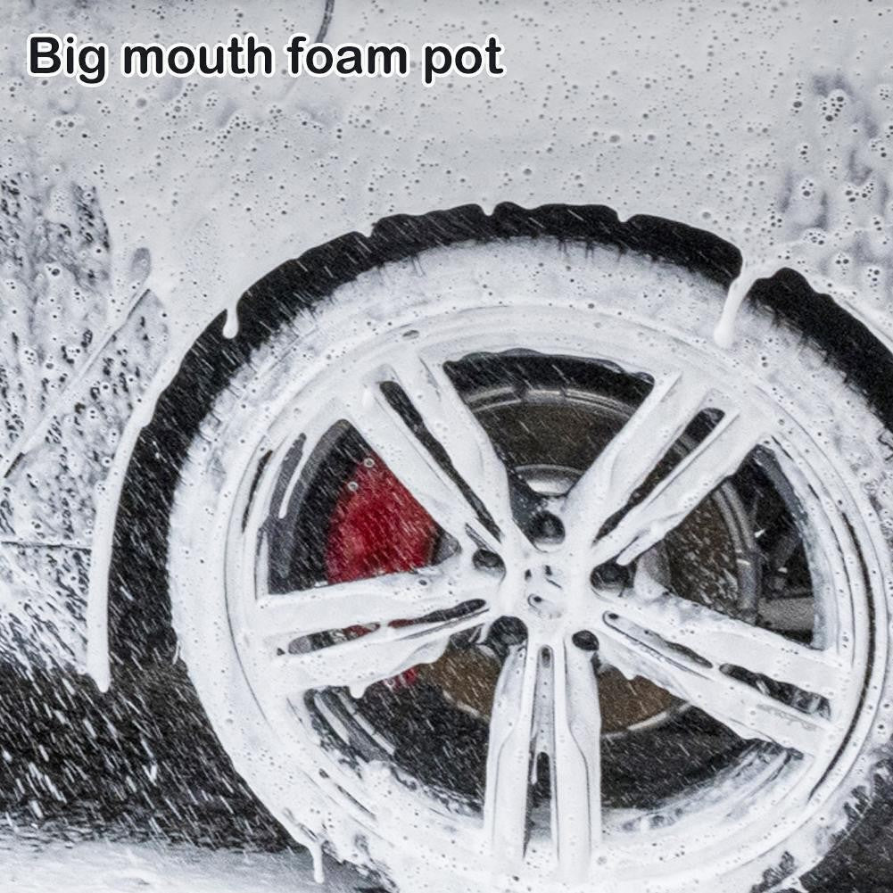Snow Foam Lance 1/4" Quick Connect Pressure Washer Gun Soap Cannon 1L Bottle